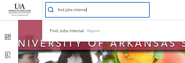how to search for internal jobs