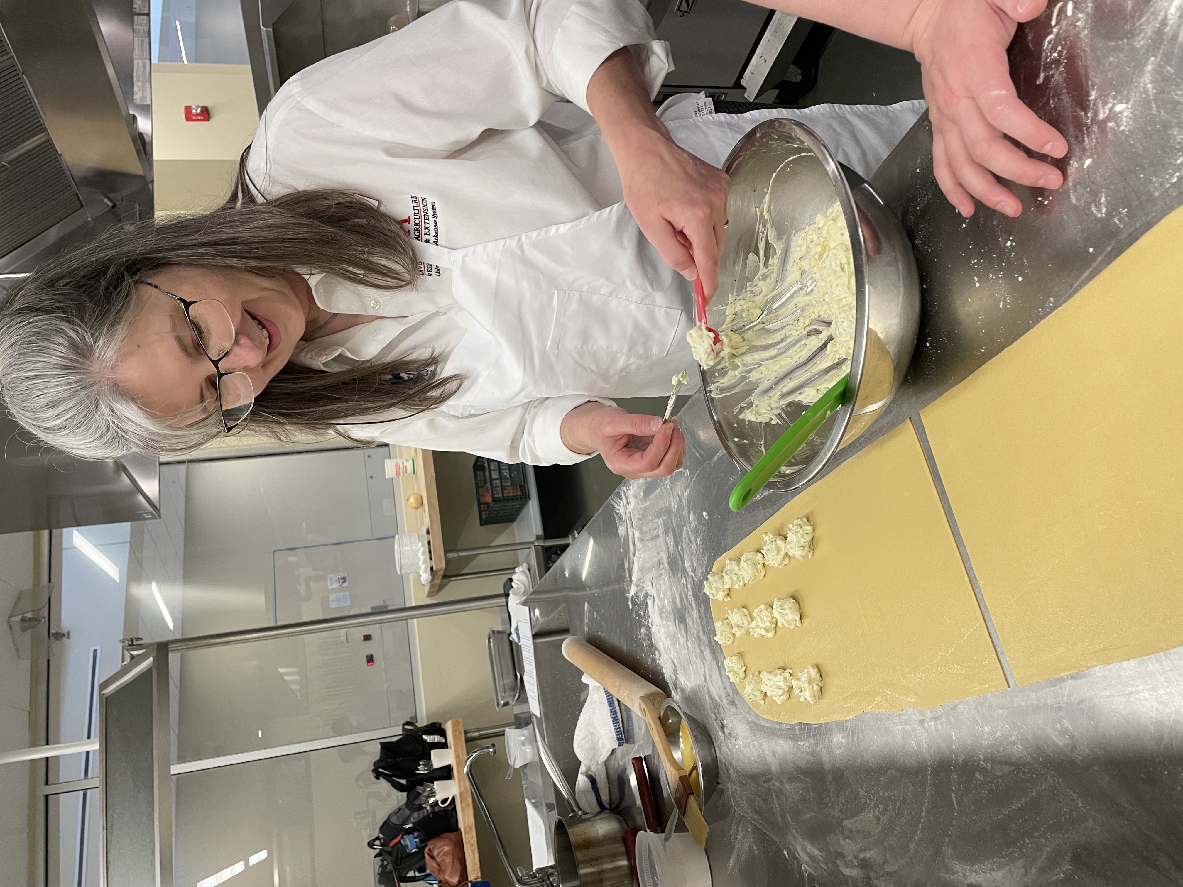 Alison Crane makes ravioli Alison Crane makes ravioli