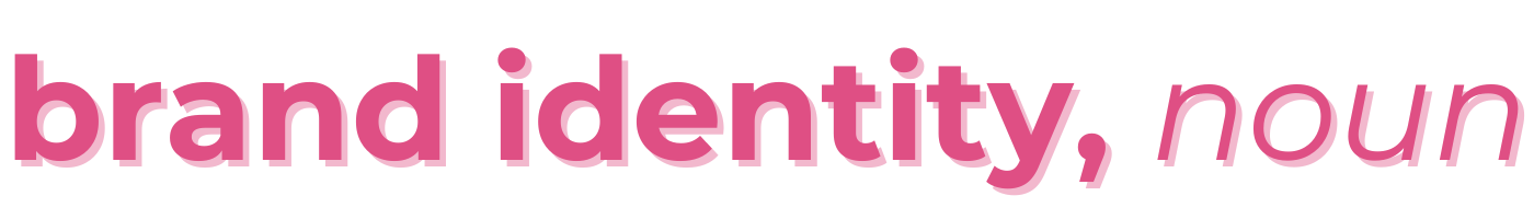 brand identity, noun