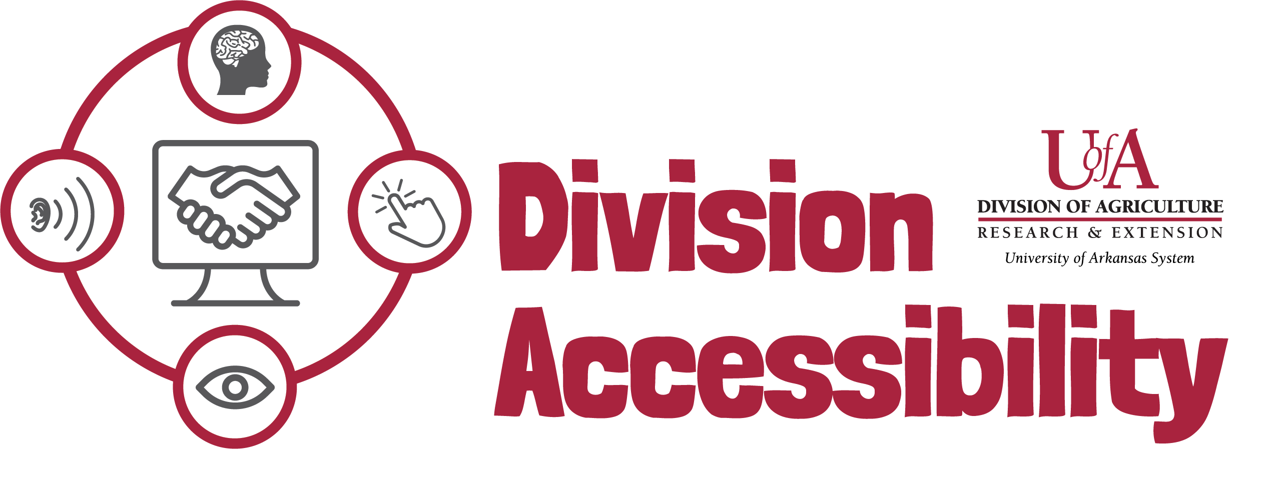 U of A University of Arkansas Division of Agriculture Research and Extension Division Accessibility Logo